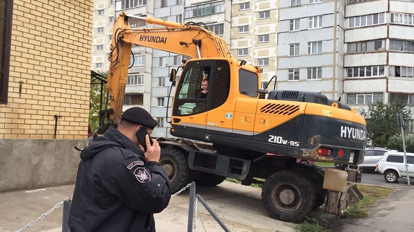 На ул. Кул Гали в Казани снесли незаконно построенный торговый комплекс 