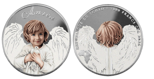 монета "ангел"