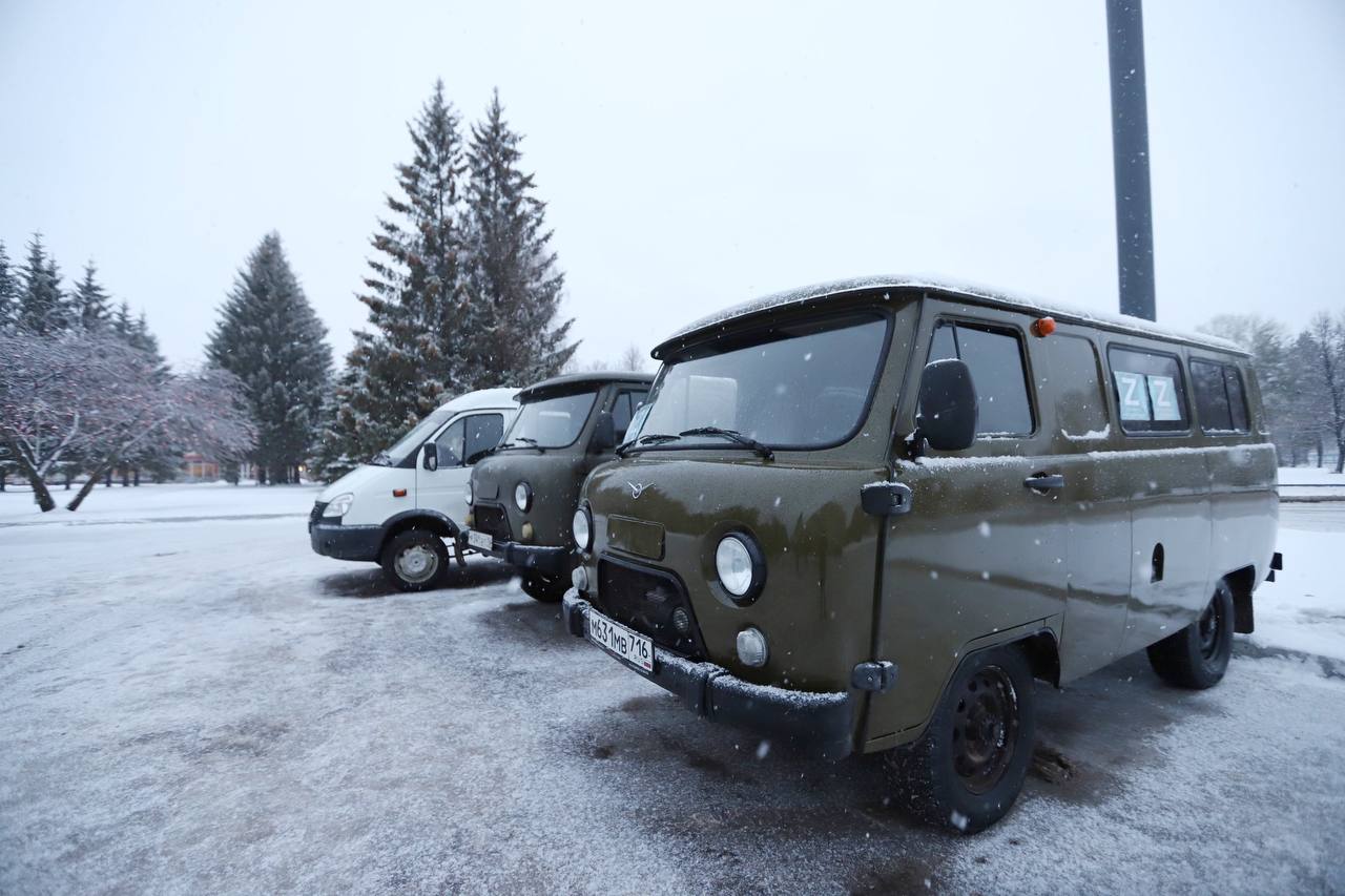 Нижнекамск направил мобилизованным в зону СВО два автомобиля УАЗ —  Татцентр.ру